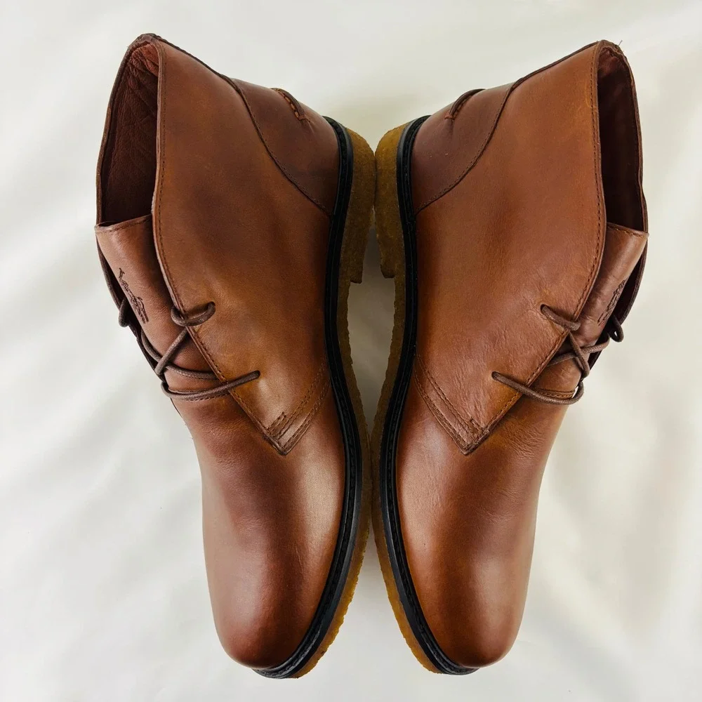 NWOT Polo Ralph Lauren Marlow Leather Chukka Boots Brown Men 11.5D MARLOW-BO-CSL